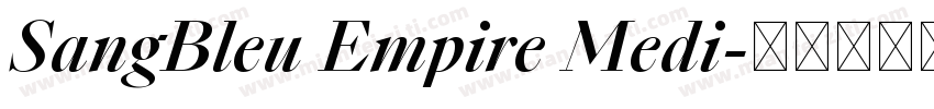 SangBleu Empire Medi字体转换